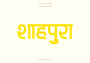 Home 9 Shahpura Hindi Text PNG Yellow