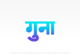 guna Hindi Text PNG, guna text png, guna hindi png logo,