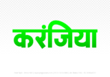 karanjiya Hindi Text PNG, karanjiya text png, karanjiya hindi png logo,